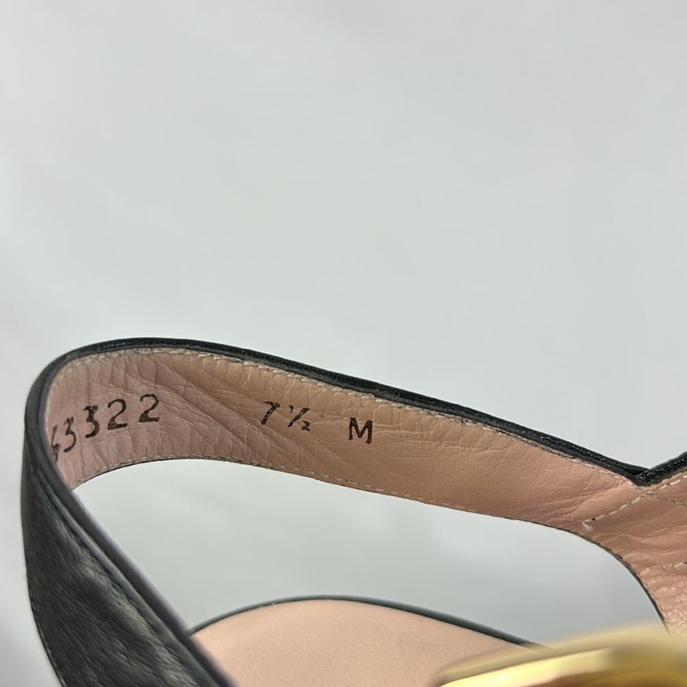 Nib Stuart Weitzman Black With Cork Platform Sand… - image 3